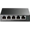 TP-Link Interruttore PoE+ TL-SG105PE 5 porte (5 porte), Switch di rete, Nero