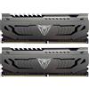 Patriot Prestazioni estreme Viper in acciaio (2 x 32GB, 3200 MHz, DDR4-RAM, DIMM), Memoria RAM, Grigio
