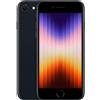 Apple iPhone SE (3rd Gen) (64 GB, Midnight, 4.70", SIM + eSIM, 5G), Smartphone, Nero