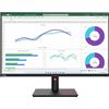 Lenovo ThinkVision T32h-30 (2560 x 1440 pixel, 31.50"), Monitor, Nero