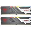 Patriot Viper Venom RGB (2 x 16GB, 6000 MHz, RAM DDR5, DIMM), Memoria RAM, Nero, Bianco
