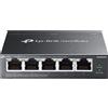 TP-Link ES205GP (5 porte), Switch di rete, Nero