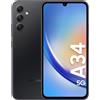 Samsung Galaxy A34 Enterprise Edition (128 GB, Fantastica grafite, 6.60", Doppia SIM, 5G), Smartphone, Nero