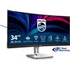 Philips 34B2U5600C/00 (3440 x 1440 pixel, 34"), Monitor, Grigio