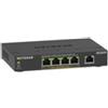 Netgear GS305Pv3 (5 porte), Switch di rete, Nero