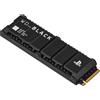 WD Black SN850P mit Heatsink für PS5 powered by SANDISK (1000 GB, M.2 2280), SSD