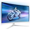 Philips Evnia 32M2C5501 (2560 x 1440 pixel, 31.50"), Monitor, Bianco