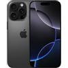 Apple iPhone 16 Pro (128 GB, Titanio nero, 6.30", SIM + eSIM, 5G), Smartphone, Nero
