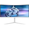 Philips Evnia 34M2C5501A (3440 x 1440 pixel, 34"), Monitor, Bianco