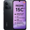 Xiaomi Redmi 15C (128 GB, Midnight Black, 6.90", Doppia SIM, 5G), Smartphone, Nero