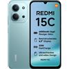 Xiaomi Redmi 15C (256 GB, Verde menta, 6.90", Doppia SIM, 4G), Smartphone, Verde