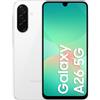 Samsung Galaxy A26 (256 GB, Bianco, 6.70", Doppia SIM, 5G), Smartphone, Bianco