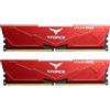 Team Group T-Force Vulcan (2 x 16GB, 6000 MHz, RAM DDR5, U-DIMM), Memoria RAM, Rosso