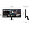 LG 29U511A-B (2560 x 1080 pixel, 29"), Monitor, Nero