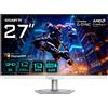 Gigabyte M27Q2 (2560 x 1440 pixel, 27"), Monitor, Bianco