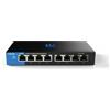Linksys LN2308-KE Unmanaged Switch 8x Port 2,5Gbit/s (8 porte), Switch di rete, Nero, Blu