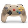 Retro Fighters Retro-Fighters - Brawler64 Bluetooth NSO - Gold (Switch), Controller gaming, Oro