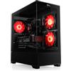CSL PC da gioco M13010H (1000 GB, 32 GB, AMD Ryzen 5 5500, GeForce RTX 3050), PC, Nero