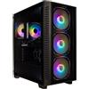Captiva Advanced R91-555 (2000 GB, 32 GB, AMD Ryzen 7 7800X3D, GeForce RTX 5060), PC, Nero