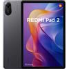 Xiaomi Redmi Pad 2 with Black Case (Solo WiFi, 11", 128 GB, Grigio grafite), Tablet, Grigio
