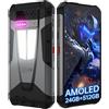 Unihertz Tank 4 (512 GB, Nero, 6.78", Doppia SIM Ibrida, 5G), Smartphone, Nero