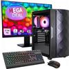 GameMax Diamond BK SET2696 + MSI PRO MP273A LED-Monitor, 69cm (27") + Maus & Tastatur (1000 GB, 16 GB, GeForce RTX 5050), PC, Nero