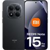 Xiaomi Redmi Note 15 Pro 5G (512 GB, Nero, 6.83", Doppia SIM, 5G), Smartphone, Nero