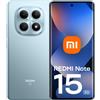 Xiaomi Redmi Note 15 (128 GB, Blu ghiaccio, 6.77", Doppia SIM Ibrida, 5G), Smartphone, Blu