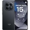 Xiaomi Redmi Note 15 (128 GB, Nero, 6.77", Doppia SIM Ibrida, 5G), Smartphone, Nero