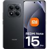 Xiaomi Redmi Note 15 Pro 4G DS 12/512GB Schwarz MZB0LYEEU (512 GB, Nero, Nero, 6.77", Doppia SIM, 4G), Smartphone, Nero