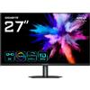 Gigabyte GO27Q24 (2560 x 1440 pixel, 27"), Monitor, Nero