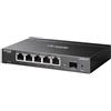 TP-Link SWITCH OMADA 5 PORTE 2,5GBASE-T EASY MANAGED CON 1 (5 porte), Switch di rete, Nero