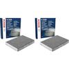 Bosch Filtro Abitacolo ai Carboni Attivi R2538, Filtro di Ricambio - Contro cattivi odori, polline e polvere per un'aria più pulita all'interno del veicolo (Confezione da 2)