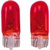 AUTO-STYLE T-10 12 V 5 W Wedge vetro antiriflesso multistrato rosso 2 pezzi/scheda di memoria