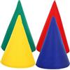 Gogogmee 4 Cappelli Gnome in Cono Morbido da Colorati per Feste Divertenti Halloween Natale Compleanno Accessori Costume