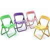 Txuolin 4 mini sedie pieghevoli - graziose piccole e pieghevoli, mobili in miniatura in scala 1:6, supporti per telefoni cellulari