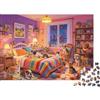 XiaopangXY Girl's Bedroom Puzzle per Anziani 1000Pc Carta Riciclabile Puppy & Cat Puzzle per Adultoi Interesting Gioco di Famiglia Props Party Accessori da Gioco per Casa 70x50cm/1000pcs