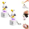 Generico Seagull Mine Sound Button Keychain, Rechargeable Fidget Clicker with Real Sound & Led Light, Adults Keyboard Clicker with Colorful Lights, Desk Fun Stress Reliefgifts (2pcs)