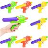 QILZO Set di 8 Pistole ad Acqua per Bambini 22cm, Set di Pistole ad acqua in plastica, bomboniere per feste di compleanno, sacchetti regalo, piscina, spiaggia