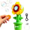 usefulbeauty Macchina Per Bolle A Forma Di Girasole | Girasole con, Telecomando, USB Ricaricabile - Macchina per Bolle Elettrica | Per picnic, feste all'aperto, su, in casa e in giardino
