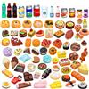 YAJIMAOY Cibo e Bevande Miniatura Cibo in Miniatura per Bambole, Mini Bevanda Alimentare, Alimenti in Miniatura, Mini Cibo Set, Accessori per la Casa Delle Bambole 1:12 Accessori da Cucina in Miniatura