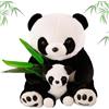 QuidToyzian Panda Bambola animale in peluche cotone PP Idea regalo per bambini e adulti, compleanno e festa, 25 cm