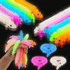 Ainiv 10PZ Corde Elastiche Colorate per, Glow-in-The-Dark Decompressione Stretchy Rope, Giocattoli di Decompressione, Colorful Sensory String, Gadget Compleanno Bambini, Regalini Fine Festa -Dinosauro
