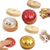 AQAZX Dumpling Squishy Giocattolo Baozi Glitterato, Giocattolo Schiacciabile Deformabile, Pallina Antistress Adulti, Fidget Toy, Regalo Compleanno Bambini, Rilassamento Ufficio (Confezione da 3.)
