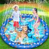 MZJAUVF 170cm Tappetino Gioco d'Acqua, Tappetino Giocos d'Acqua per Bambini, Tappetino da Gioco con Spruzzi d'Acqua, Tappetino Giochi Acquas per Cane e Bambini, Splash Pad Esterni da Giardino Estivo
