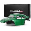 INJORA Carrozzeria BUG30 con Supporto per Axial SCX30 1/30 (Verde)