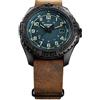 Traser Orologio analogico al quarzo da uomo con cinturino in pelle 109040, marrone, cinghia