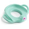 OKBABY Sofa - Riduttore per WC con Bordo Antiscivolo - Schienale Alto per Massimo Comfort e Ampie Maniglie per Massima Stabilità del Bambino - Azzurro