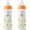 Chicco Set 2 Biberon Perfect Easy Flusso Medio, Biberon Anticolica, Riduce Rigurgito e Irritabilità, Bottiglia in Plastica da 250ml, Set Regalo, Confezione Risparmio, 2 Mesi+, Bambina