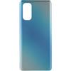 Generico Ricambio compatibile con OPPO RENO4 PRO 5G PDNM00 PDNT00 CPH2089 (RENO4 PRO) Copri Batteria Ricambio Protezione Posteriore Back Cover Retro Scocca rigida vetro plastificato + biasesivo (Blu)